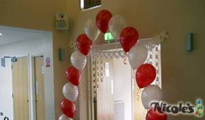 Engagement Balloon Pearl Arch